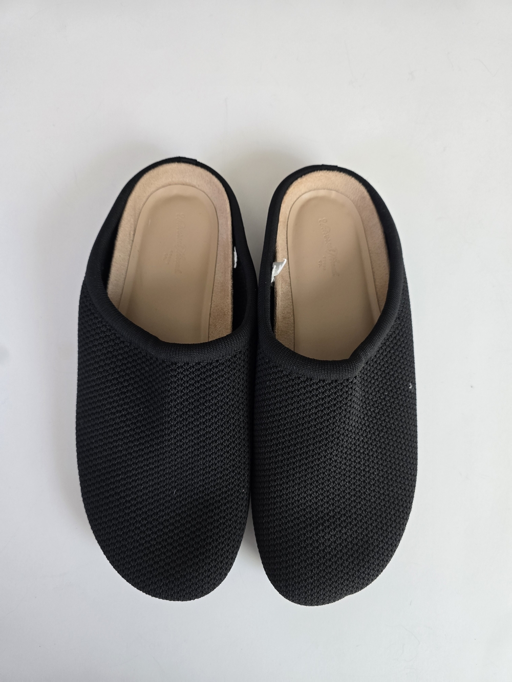 Universal Thread Black Lara Knit Slip-On Mules